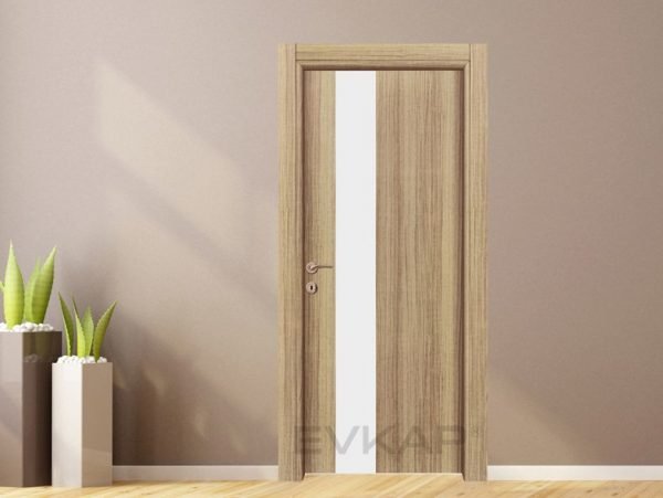 Puerta interior de PVC blanca Ozigo