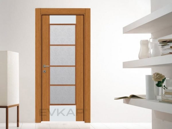 Puerta Melamina Esmaltada Bambú Blanco