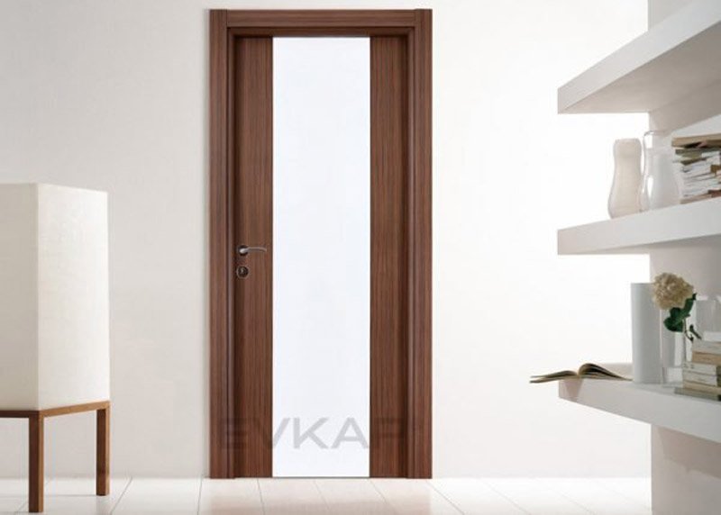 puerta interior de pvc blanca